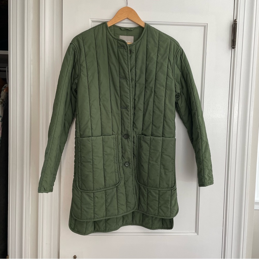 Everlane Quilted Cotton Liner Coat
